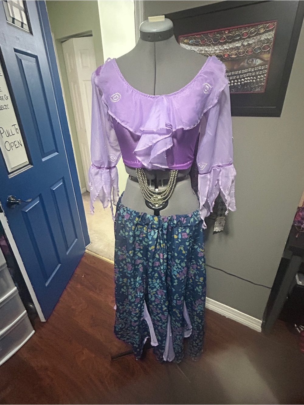 Handmade 4 Piece Belly Dance Costume. Turkish Style
